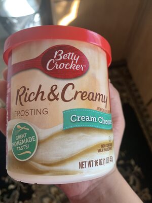 Betty Crocker Rich & Creamy Cream Cheese Frosting - 0016000459601
