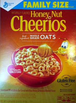 Honey Nut Cheerios Cereal - 0016000483668
