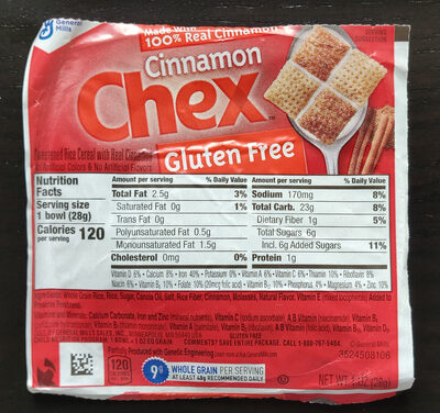 Cinnamon Chex Cereal - 0016000487895
