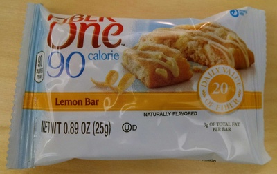 Fiber One 90 Calorie Lemon Baked Bars - 0016000509467