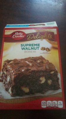 Betty Crocker Delights Supreme Walnut Brownie Mix - 0016000813410