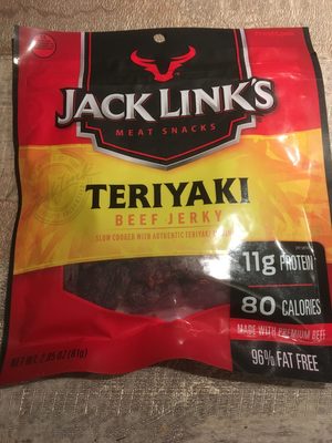 Jack link's, beef jerky, teriyaki - 0017082876355
