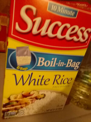 Boil-in-bag white rice - 0017400101770
