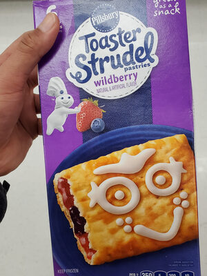 Pillsbury Wildberry Toaster Strudel Pastries 6 Count - 0018000427086