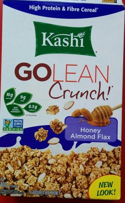 GoLean Crunch Honey, Almond, Flax - 0018627597612