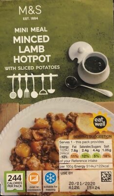 Minced lamb hotpot - 00196635