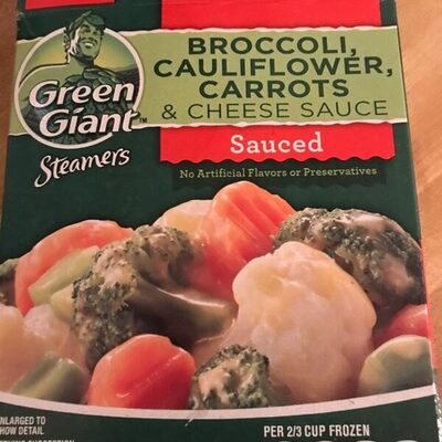 Broccoli, cauliflower, carrots and cheese sauce - 0020000001241