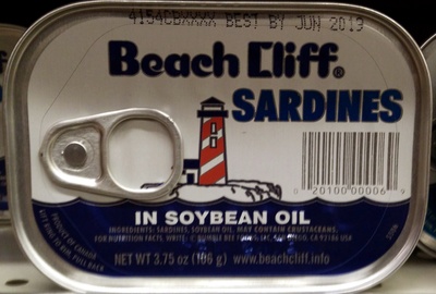 Sardines in soybean oil - 0020100000069