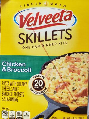 Velveeta Skillets Chicken & Broccoli - 0021000044344