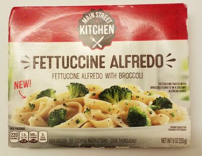 Fettuccine alfredo with broccoli - 0021000071760