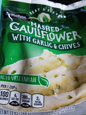 Mashed cauliflower with garlic & chives, garlic & chives - 0021130207930