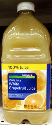 100% white grapefruit juice - 0021130314119