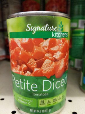 Petite diced tomatoes - 0021130338290