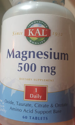 Magnesium 500mg - 0021245573203