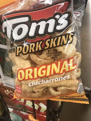 Original chicharrones fried pork skins - 0021900982241
