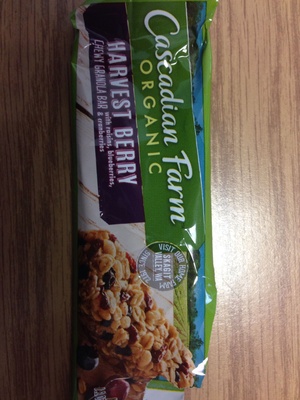 Cascadian Farm Organic Harvest Berry Chewy Granola Bar - 0021908194028