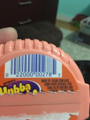 Hubba bubba tangy tropical gum - 0022000002785
