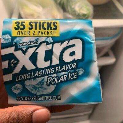Extra long lasting flavor polar ice sugarfree gum - 0022000017888
