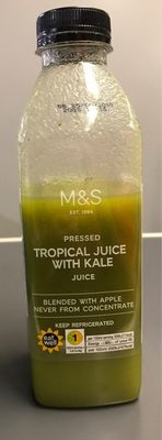 Pressed tropical juice with kale - 00223003
