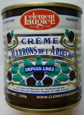 Clement Faugier French chestnut vanilla jam 250g (8.8 oz) - 0022314010049