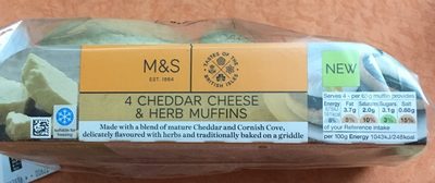 Cheddar cheese & herb muffins - 00223300