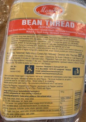 Bean thread noodles - 0022392476256