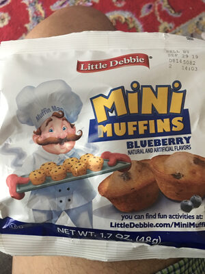Blueberry mini muffins, blueberry - 0024300833724
