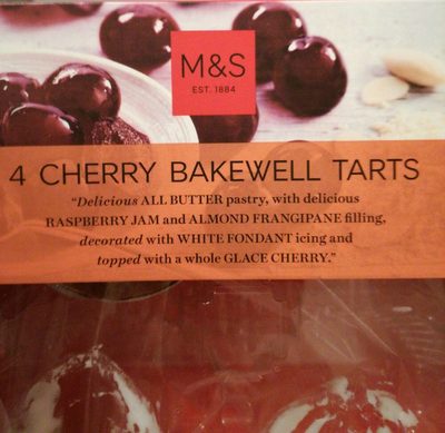 4 cherry bakewell tarts - 00252331