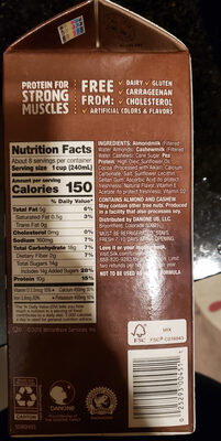 Almond & cashew protein nutmilk - 0025293004511