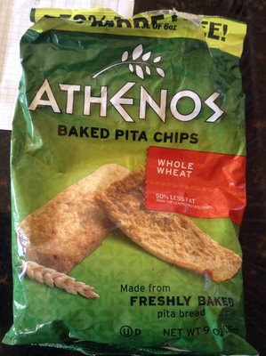 Baked pita chips, whole wheat - 0025400011050