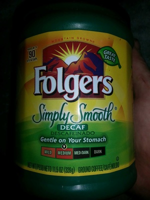 Folgers Simply Smooth Decaf (medium) | Grocery Stores Near Me - 0025500070858