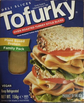 Tofurky Oven Roasted Turkey Style Deli Slices - 0025583007208