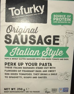 Plant-Based Sausage Italian Inspired