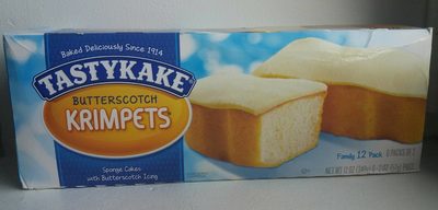 Tastykake, krimpets sponge cakes, butterscotch - 0025600002278