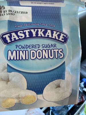 Tastykake, mini donuts, powdered sugar - 0025600007860