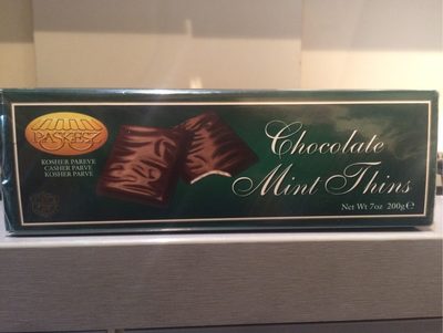 Chocolate mint thins - 0025675502000