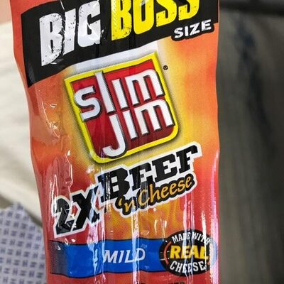 Slim Jim Big Boss Beef n Cheese stick - 0026200171302