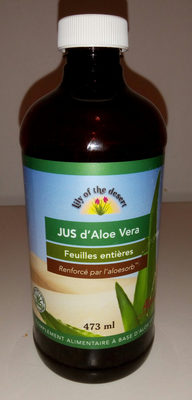 Jus D'aloe Vera - 473 ML - Lily of the Desert - 0026395300167