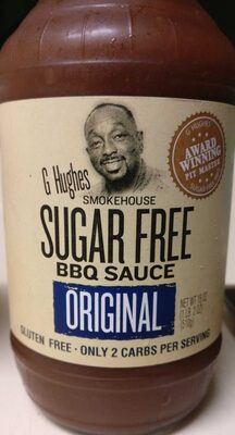 Original sugar free bbq sauce - 0026825000131