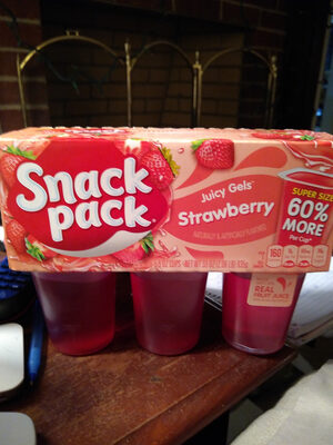 SNACK PACK Strawberry Gels, 33 OZ - 0027000333013