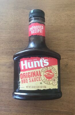 Hunt's BBQ Original Barbecue Sauce (18 Oz) - 0027000385081