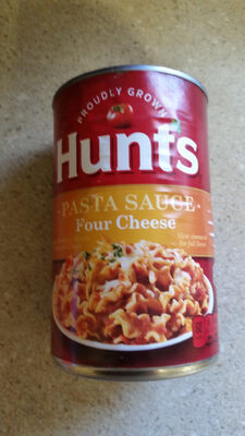 HUNTS Four Cheese Spaghetti Sauce, 24 OZ - 0027000500101