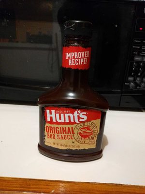 HUNTS Original BBQ Sauce, 18 OZ - 0027000609019