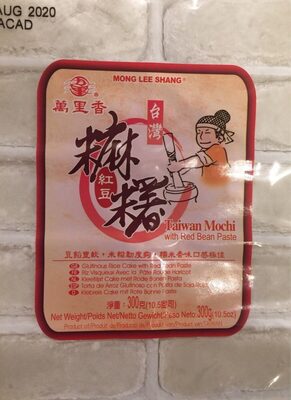 Taiwan Mochi red bean paste - 0027035345456