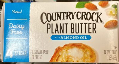 Plant butter with almond oil 79% plant-based oil spread, almond oil - 0027400000218