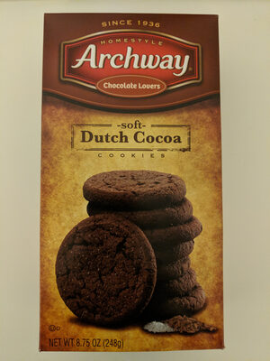 Archway, soft cookies, dutch cocoa, dutch cocoa - 0027500613721