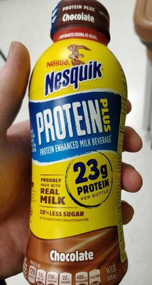 Protein plus, chocolate protein enhanced milk beverage - 0028000276393