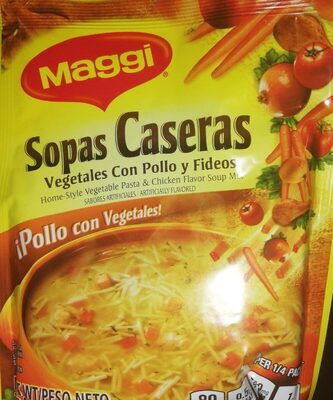 Maggi, home-style vegetable pasta & chicken flavor soup mix - 0028000736095