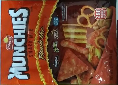 Munchies Flamin Hot Snack Mix 2.00 Ounce Plastic Bag - 0028400035729
