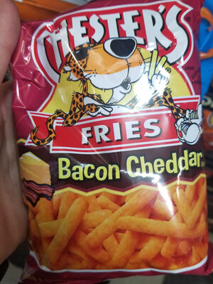 Chester's Fries Bacon Cheddar Chips - 0028400664615